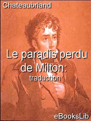 cover image of Le paradis perdu de Milton : traduction
